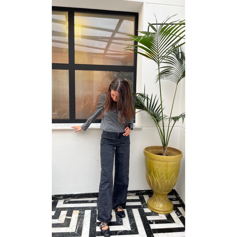 Pantalón estrella gris 