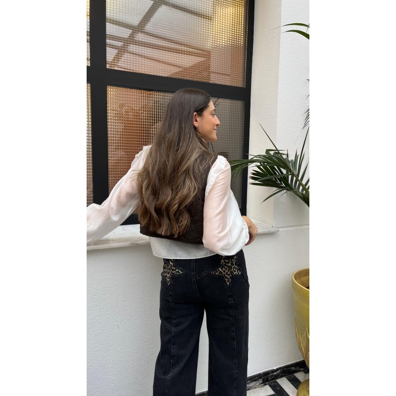 Pantalón estrella leopardo