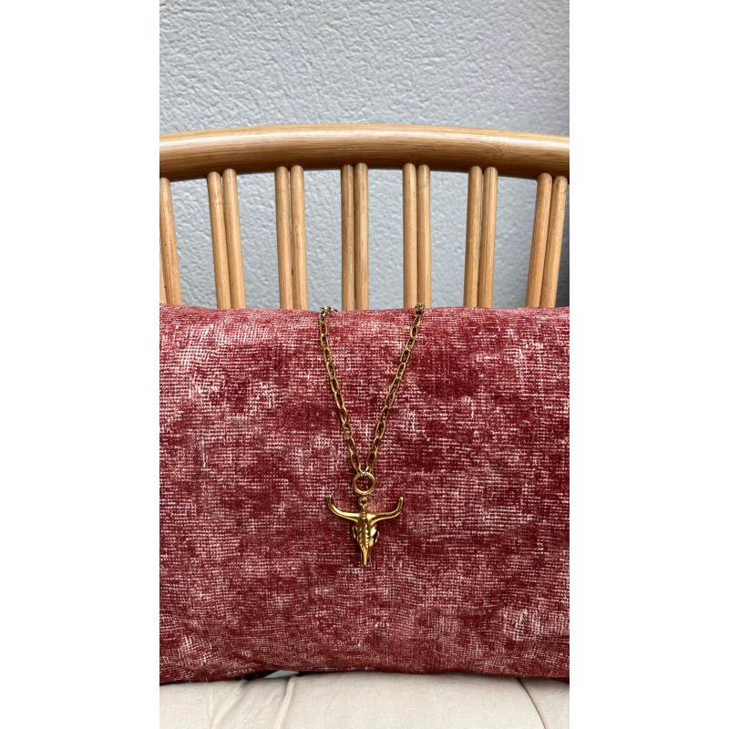 Collar toro acero inoxidable