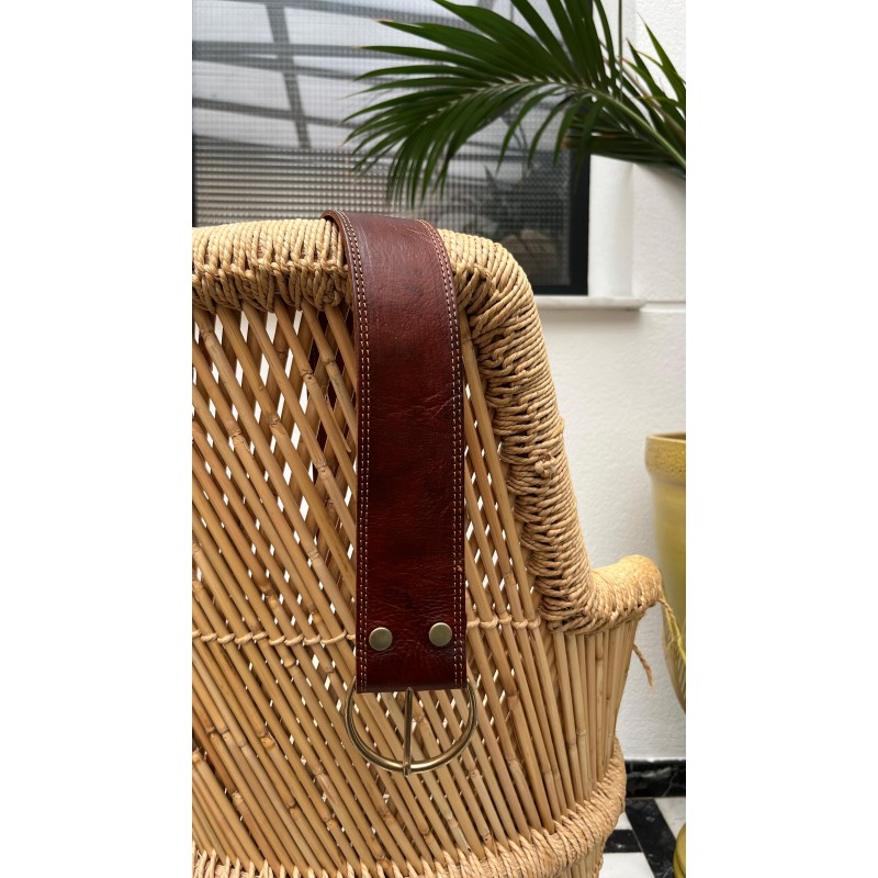 Cinturón ancho hebilla estribo