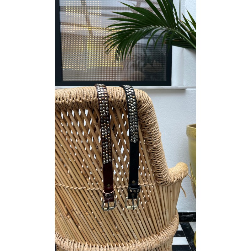 Cinturón fino tachitas 