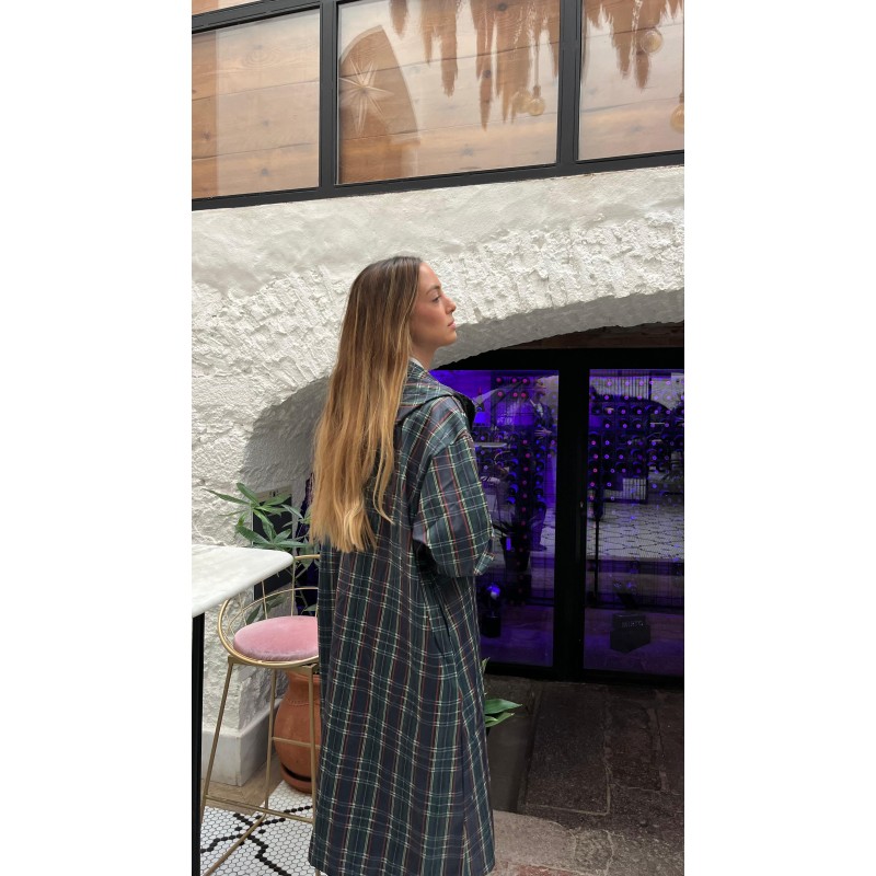 Chubasquero cuadro escocés