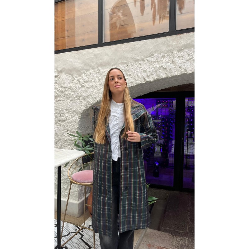 Chubasquero cuadro escocés