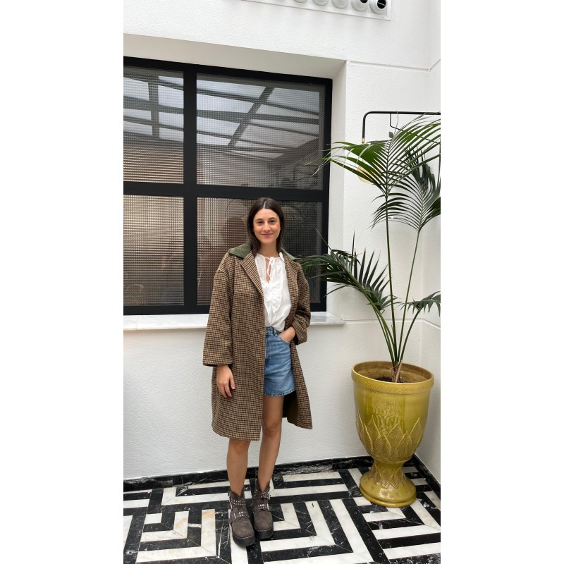 Abrigo pata de gallo