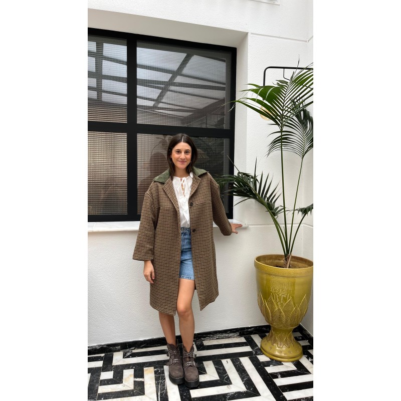 Abrigo pata de gallo