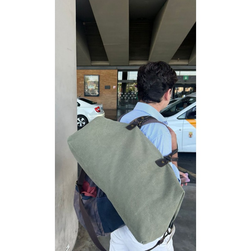 Bolso viaje asas piel