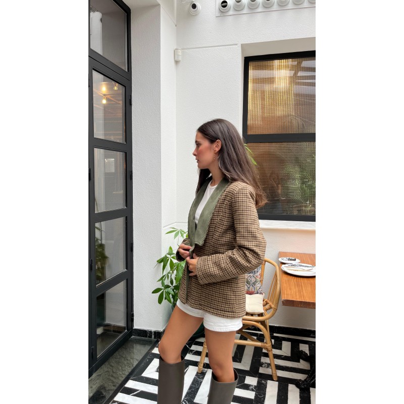 Chaqueta pata de gallo