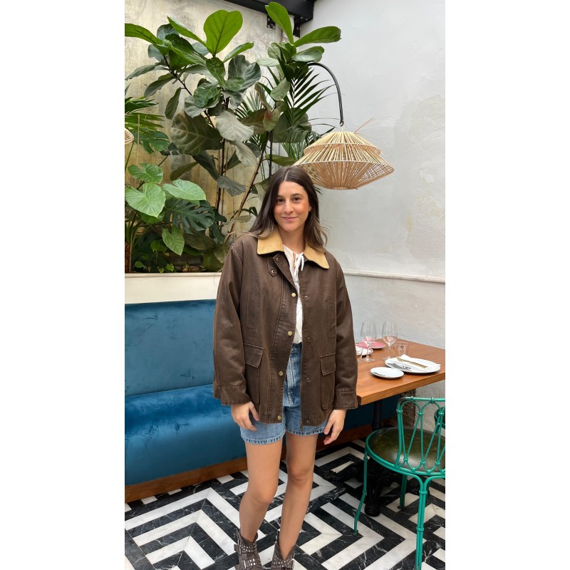 Chaqueta cuello pana