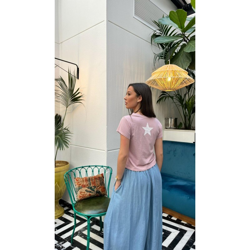 Camiseta Estrella blanca